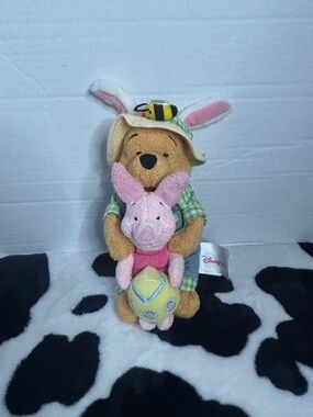 Disney Store Easter Winnie the Pooh & Piglet Plush